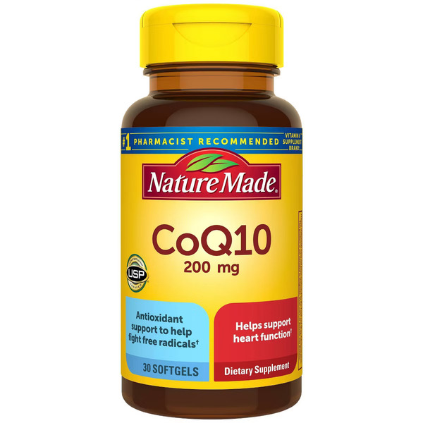 Nature Made Coq10 200 Mg Antioxidant Support To Help Fight Free Radicals Helps Support Heart Function Dietary Supplement Softgels