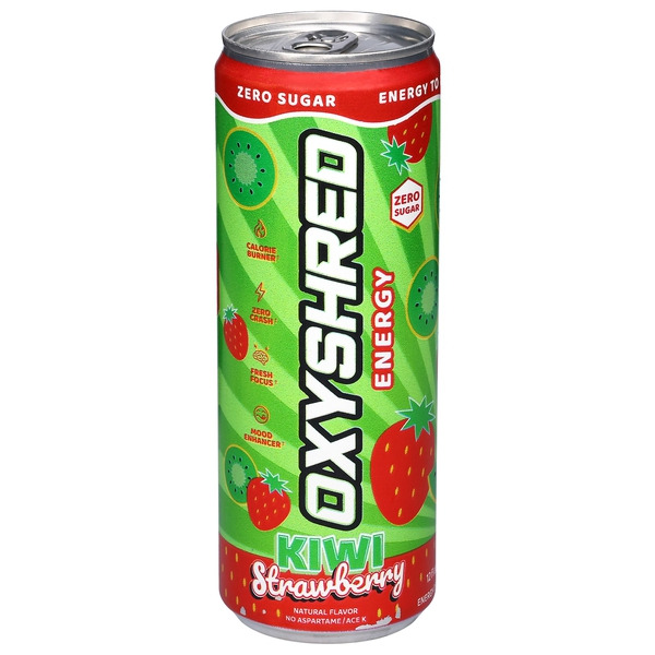 EHPlabs Kiwi Strawberry OxyShred Ready To Drink Energy Drink Same