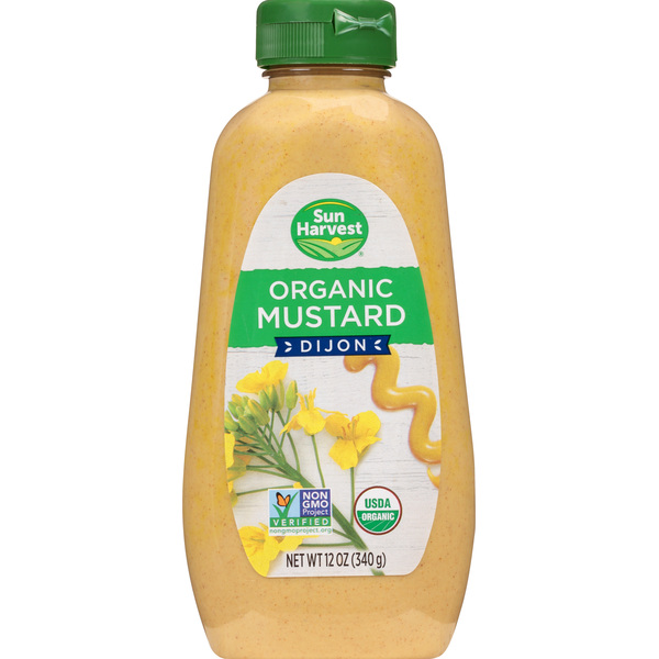 Sun Harvest Mustard, Organic, Dijon