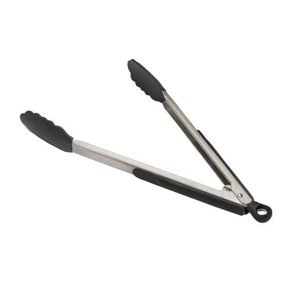 OXO 12" Tongs With Black Silicone Heads