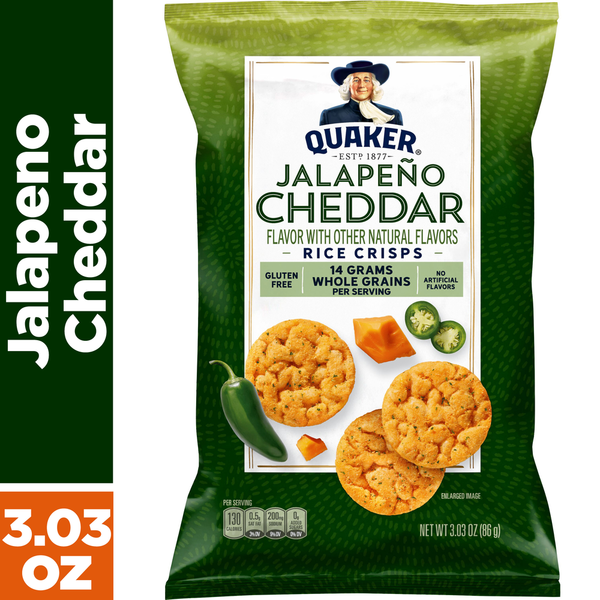 Quaker Rice Crisps Jalapeno Cheddar Same-Day Delivery or Pickup