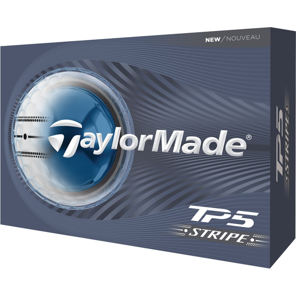 Taylor Made 2026 TP5 Stripe Golf Balls - White