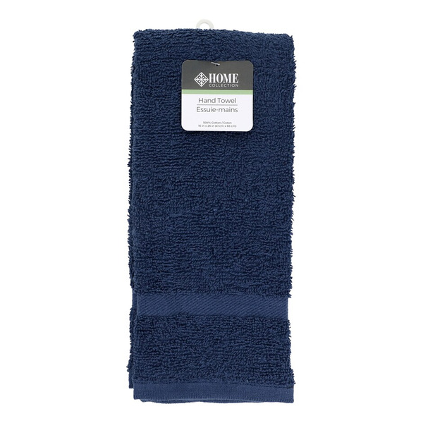 Dollar Tree Stores Home Collection Cotton Hand Towels - Navy Blue