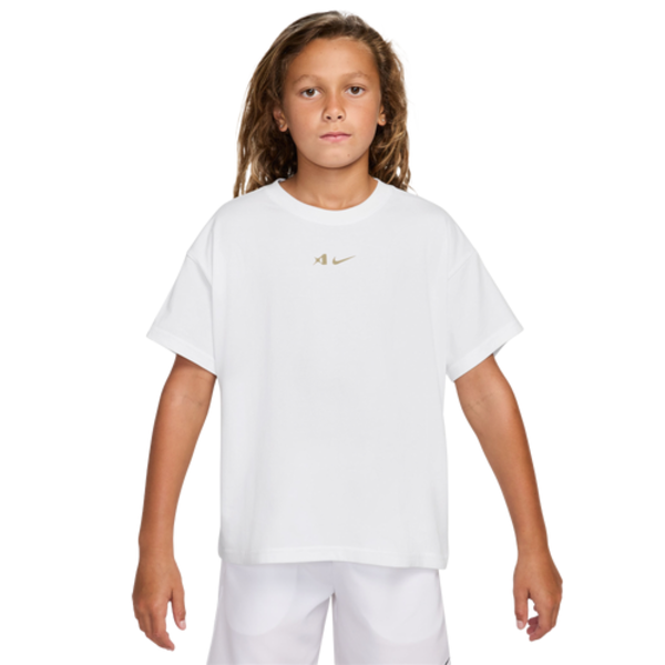 Nike Girls' A'ja Wilson A'One Dri-FIT Max90 T-Shirt, M - White
