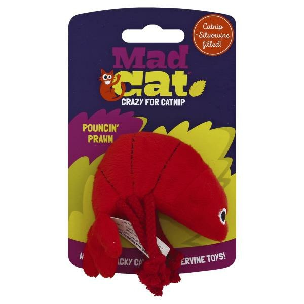 Publix Mad Cat Assorted Cat Toys Wild & Wacky Catnip Silvervine Toys