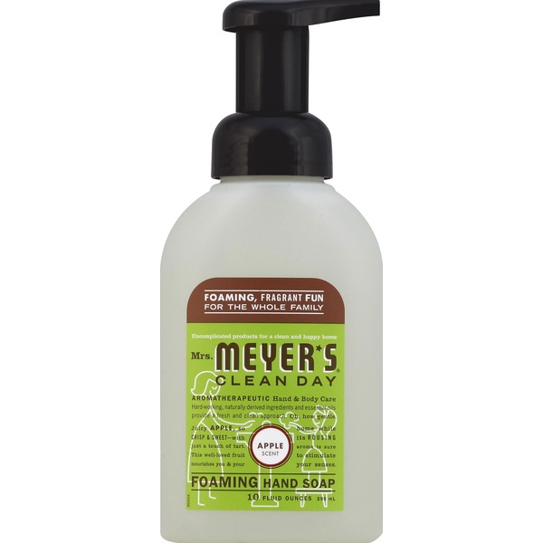Mrs. Meyer's Hand Soap, Foaming, Apple Scent (10 oz) from Bed Bath & Beyond Instacart