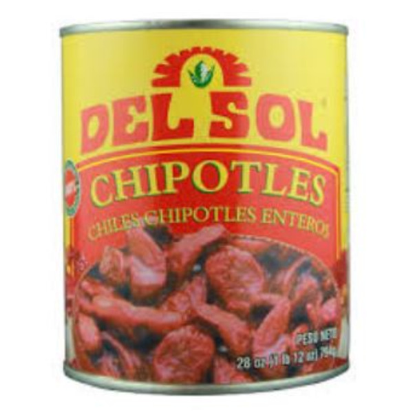 Del Sol - Whole chipotle peppers - 28 oz