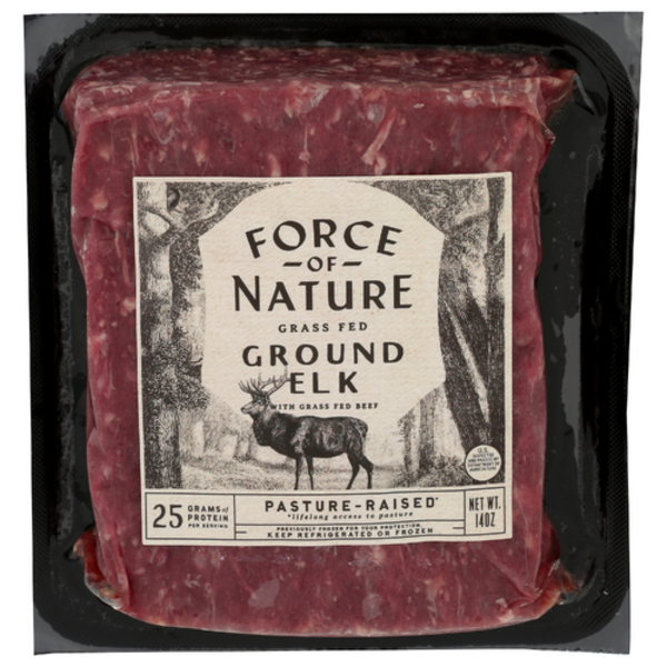 Force Of Nature Meats Grass Fed Ground Elk