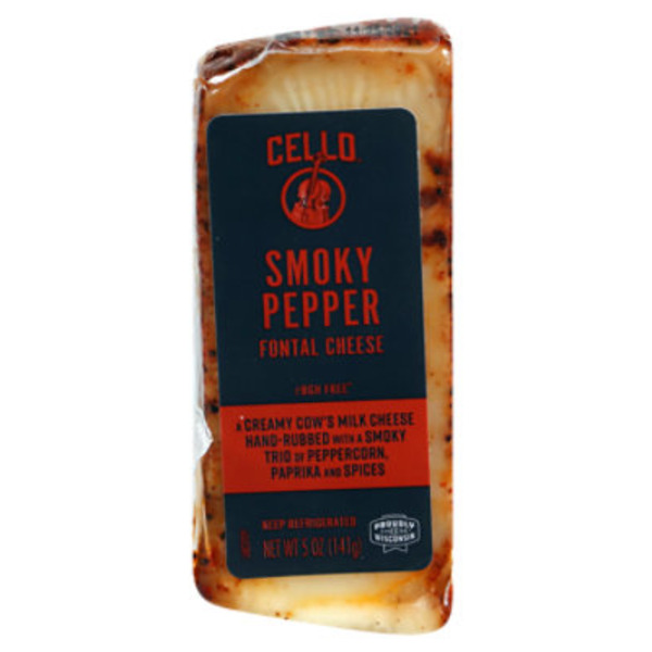 Cello Cheese, Fontal, Smoky Pepper