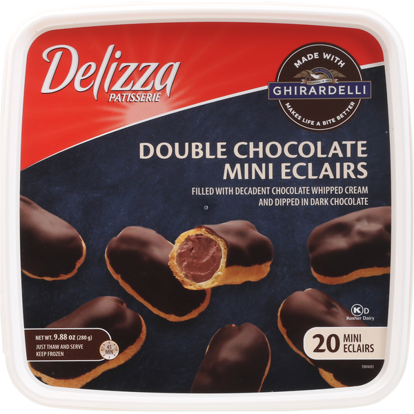 Delizza Mini Eclairs, Double Chocolate Same-Day Delivery or Pickup
