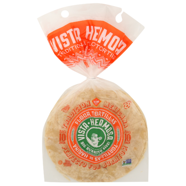 Vista Hermosa 10 Inch Flour Tortillas 6 Count
