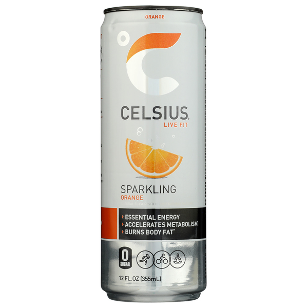 Celsius Sparkling Orange Drink