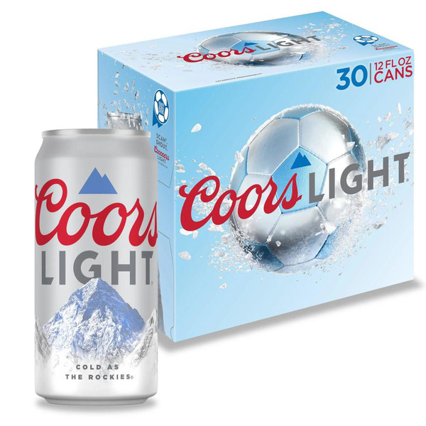 Coors Light Beer, American Light Lager Beer, 30-pack, 12-oz beer
