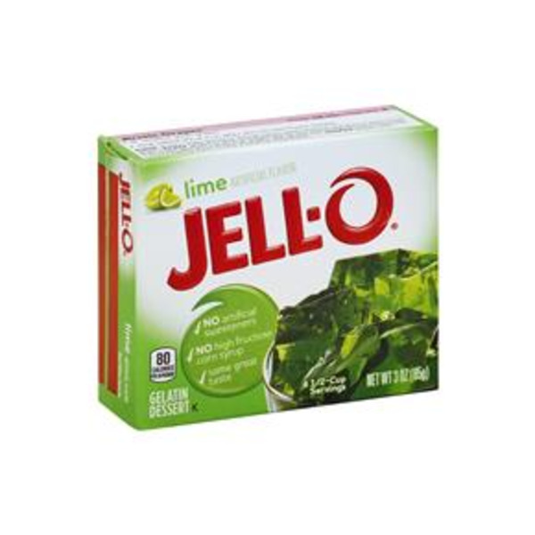 Jell-O - Lime Flavored Gelatin - 24/3 oz