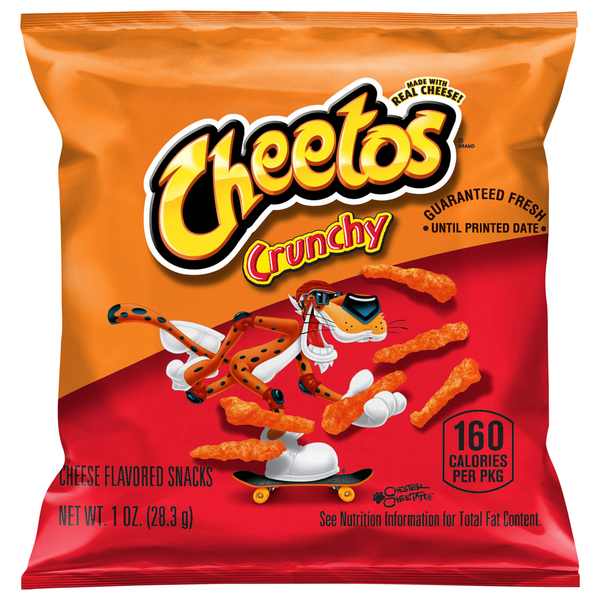 Cheetos Cheese Flavored Snacks, Crunchy