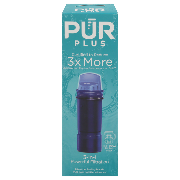Pur Plus Pitcher Filter, CRF-950Z, 3-in-1 Same-Day Delivery or
