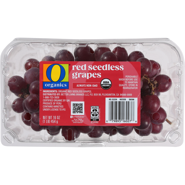 O Organics Red Seedless Grapes