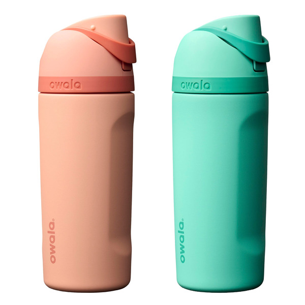 Owala Freesip Stainless Steel Water Bottle, 2 x 473 ml