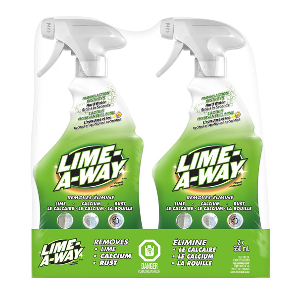 LIME-A-WAY Trigger Liquid Spot Remover Twin Pack, 2 x 650 ml