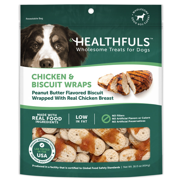 Healthfuls Chicken & Peanut Butter Biscuit Wraps