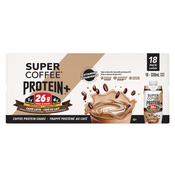 Super Coffee Caffé Latte Protein+ Coffee Protein Shake
