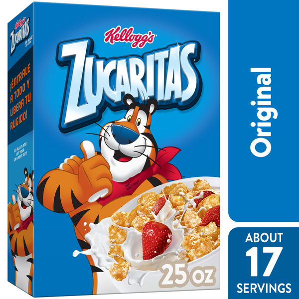 Kellogg's Zucaritas Cold Breakfast Cereal, 6 Vitamins and Minerals