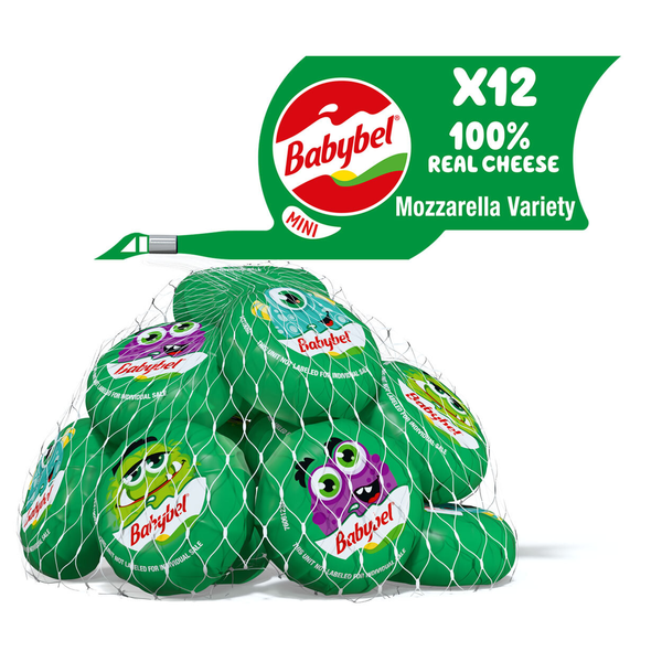 Babybel Semisoft Cheese, Reduced Fat, Mozzarella Variety, Mini