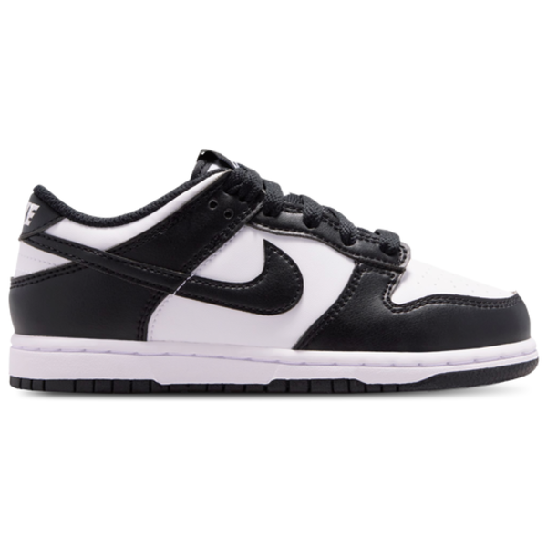 Nike Boys' Dunk Low Shoes, Size 2 - Black/White