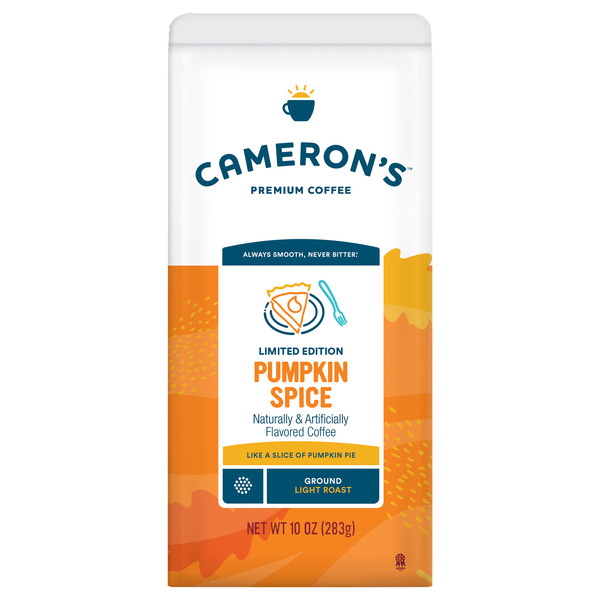 Cameron's Ground Light Roast Pumpkin Spice Coffee Same-Day