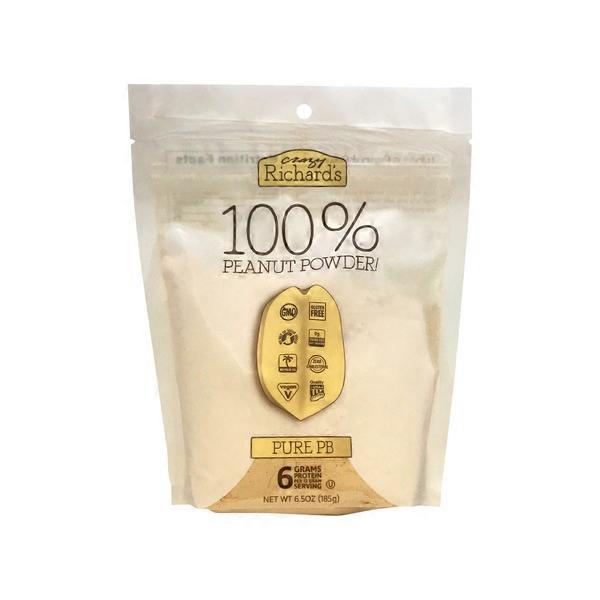 Crazy richard s pure peanut butter powder 6 5 oz instacart