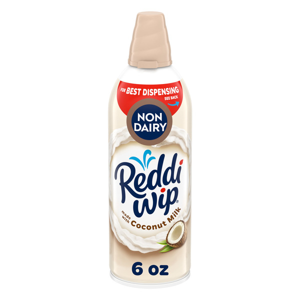 Reddi-wip Non Dairy Vegan Whipped Topping Made with Coconut Milk