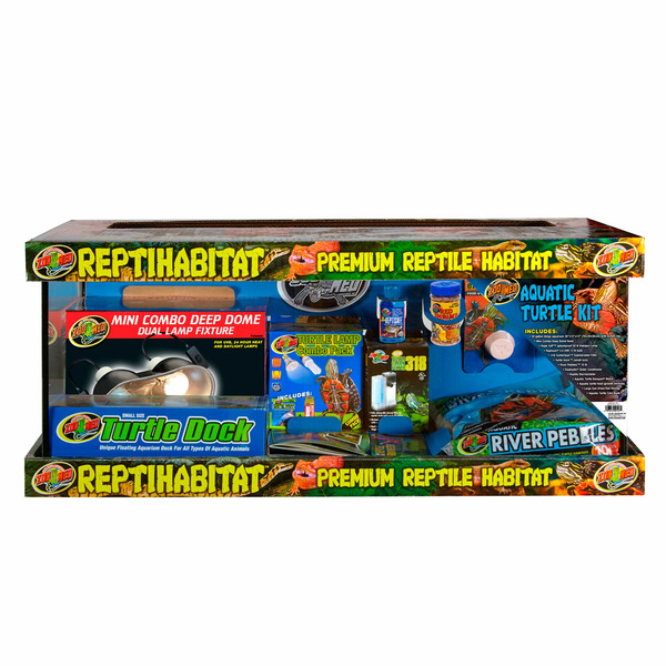 Zoo Med ReptiHabitat Aquatic Turtle Kit