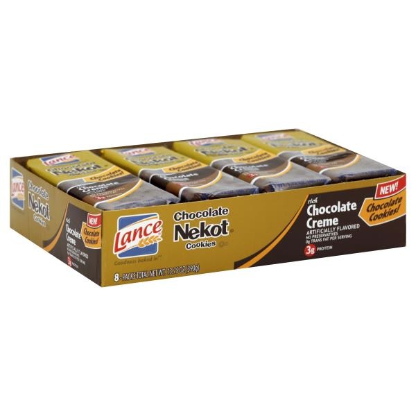 Lance Chocolate Nekot Rich Chocolate Creme Cookies (13.75 oz) from