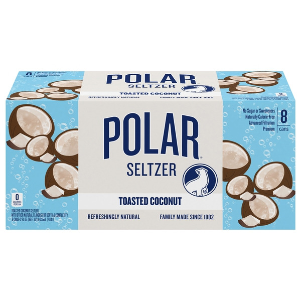 まるまるこ Polar Premium Toasted Coconut Seltzer Same-Day Delivery or Pickup