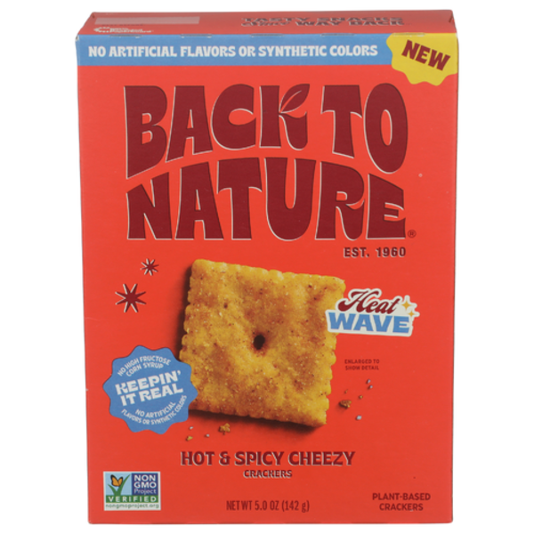 Back To Nature Hot & Spicy Cheezy Crackers