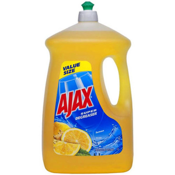 Ajax - Lemon Scented Liquid Dish Soap - 90 oz Bottle