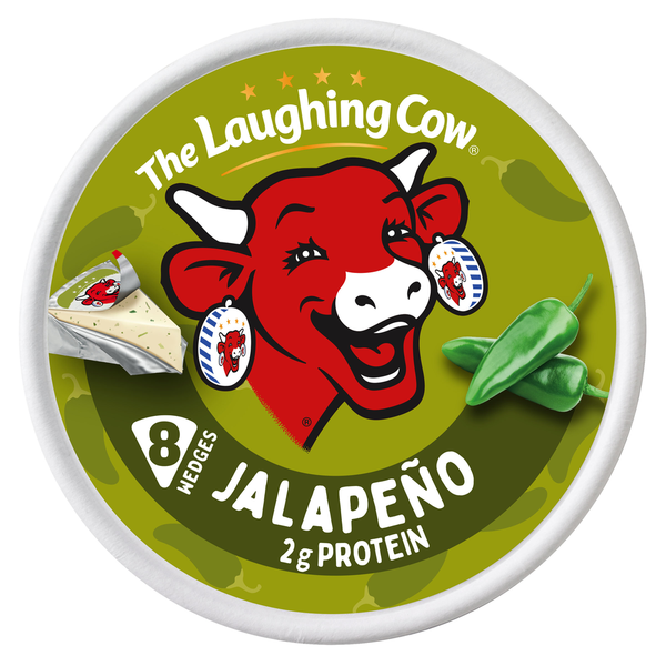 The Laughing Cow Creamy Jalapeño Spreadable Cheese Wedges