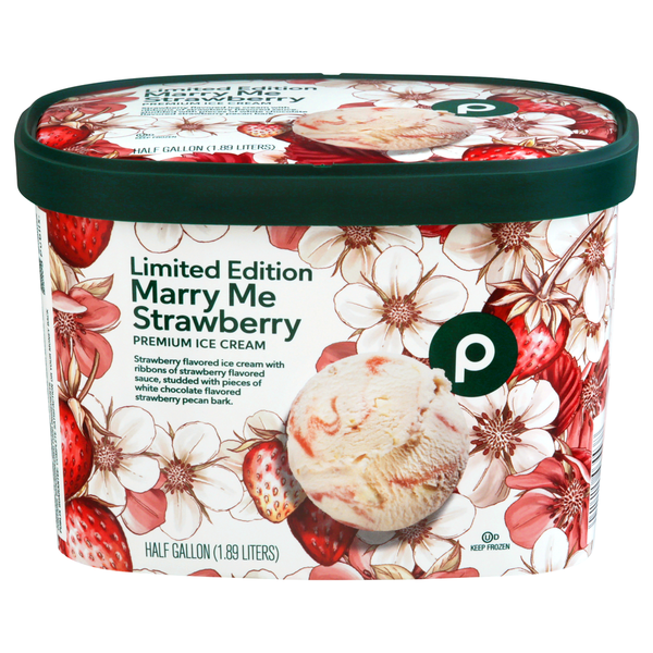 marry me♡ Publix Ice Cream, Marry Me Strawberry, Premium Same-Day Delivery