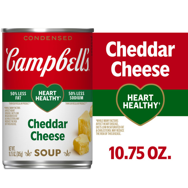 Campbell's Heart Healthy Cheddar Cheese Soup