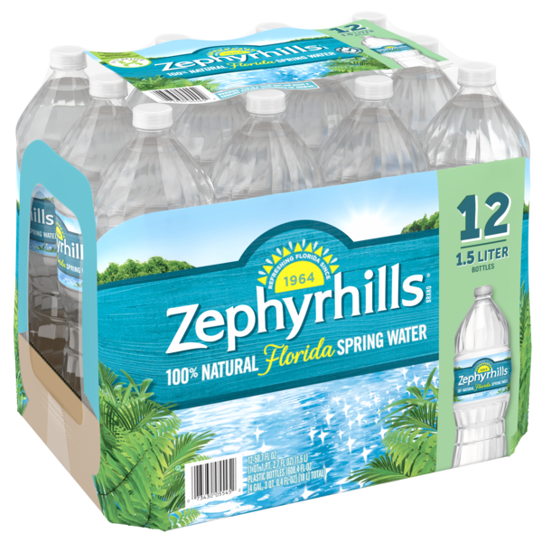 Zephyrhills No Flavor 100 Natural Spring Water (50.7 oz) Instacart