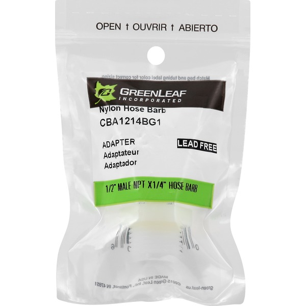 Green Leaf Nylon Hose Barb. Adapter (1 each) Instacart