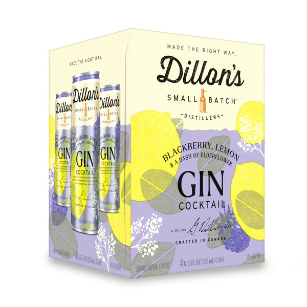 Dillon's Blackberry, Lemon & Elderflower Gin Cocktail Same-Day