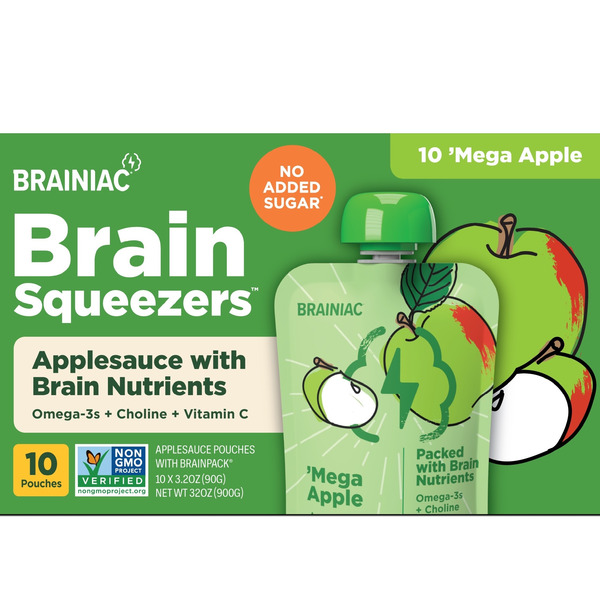 Brainiac Brain Squeezers, Mega Apple Applesauce Same-Day