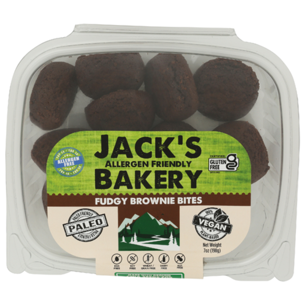 Jack's Allergen Friendly Bakery Fudgy Brownie Bites