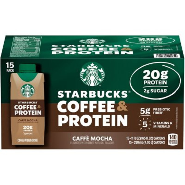 Starbucks Coffee & Protein Caffè Mocha Drink Same-Day Delivery