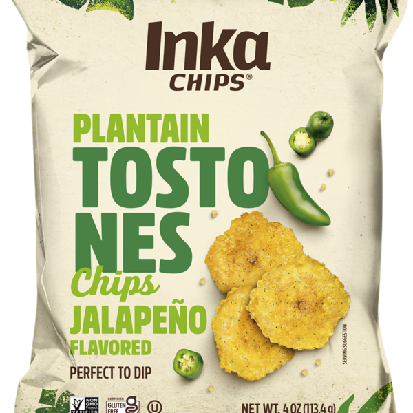 Inka Crops Inka Chips Plantain Tostones Jalapeno Same-Day Delivery