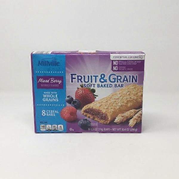 Millville Mixed Berry Fruit & Grain Cereal Bar (8 ct) Instacart