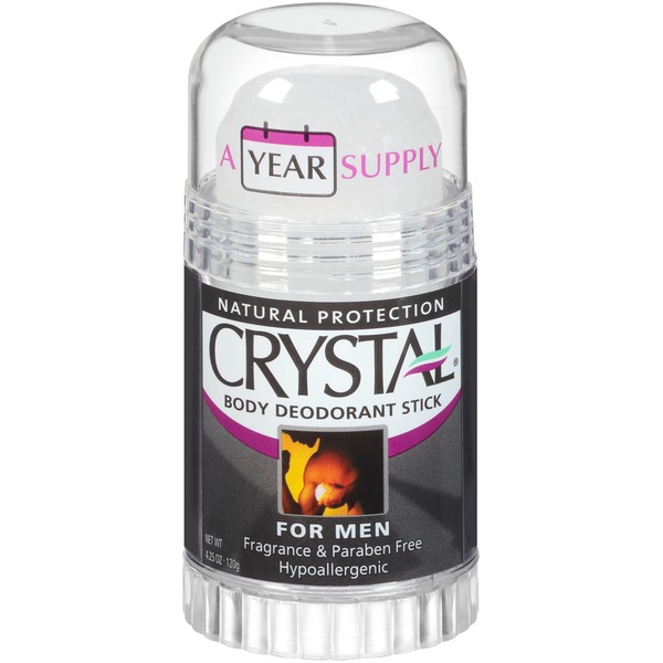 Crystal For Men Body Deodorant Stick (4.25 oz) - Instacart