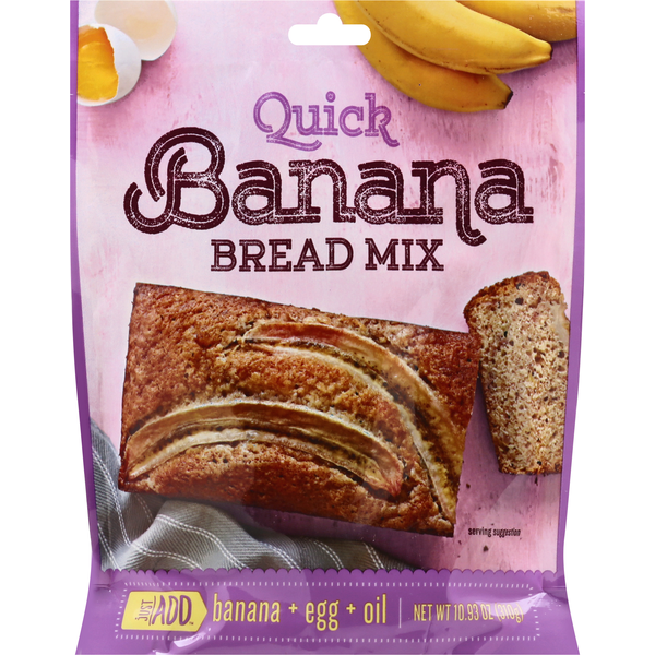 Just ADD Bread Mix, Banana, Quick (10.93 oz) Instacart