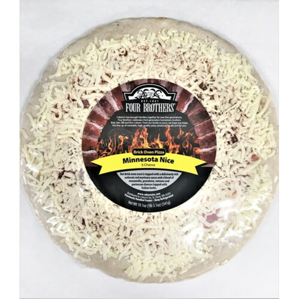 Four Brothers Minnesota Nice Five Cheese Pizza - 12 Inch Same-Day
